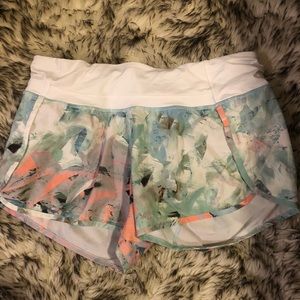 Lululemon shorts size 8. Run times short